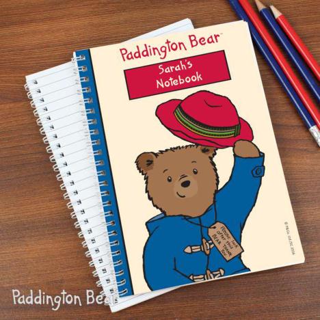 Personalised A5 Paddington Bear Notebook Extra Image 1